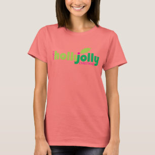Camiseta Tenha das mulheres alegres do Natal do azevinho um