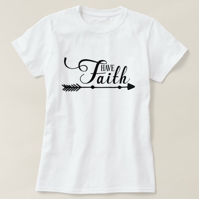 Camiseta Tenha fé (Frente do Design)