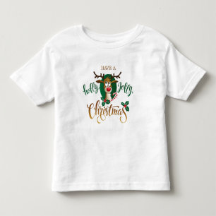 Camiseta Tenha feriados alegres da rena um do Natal do