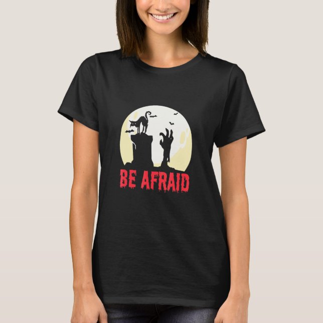 Camiseta Tenha Medo Gato Morcego (Frente)