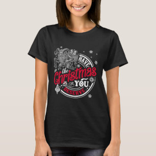 Camiseta Tenha O Natal Que Merece O Natal De Krampus H