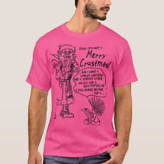 Camiseta Tenha Sua Feliz de Crustmas de Crustmas de Natal