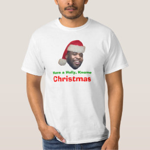 Camiseta Tenha um azevinho, Kwame, Natal