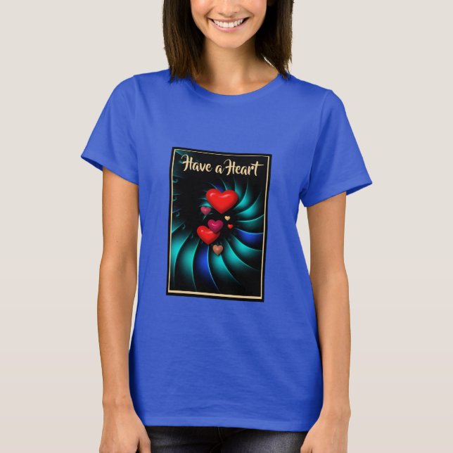 Camiseta Tenha um Design de cor, preto (Frente)