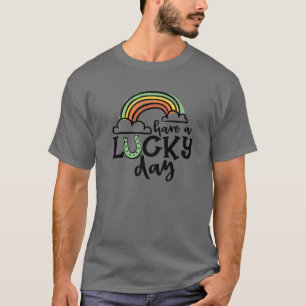 Camiseta Tenha Um Dia de São Patrício De Dia Sortudo, Rai