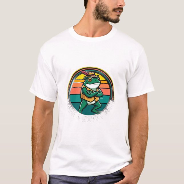 Camiseta Tenha Um Dia Saltitante (Frente)