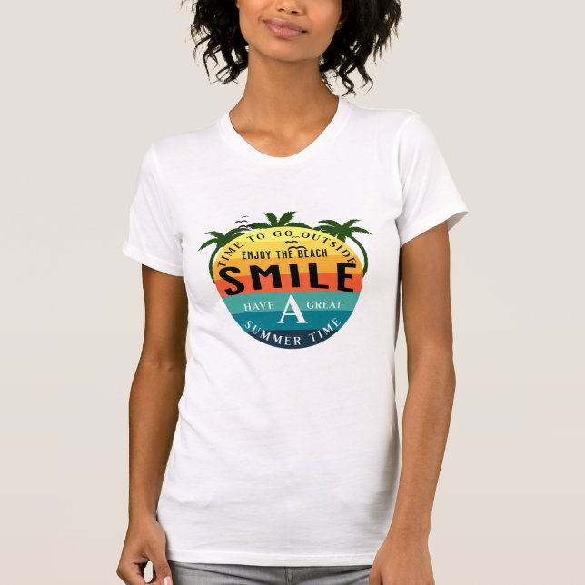 Camiseta Tenha um excelente de Verão (Frente)