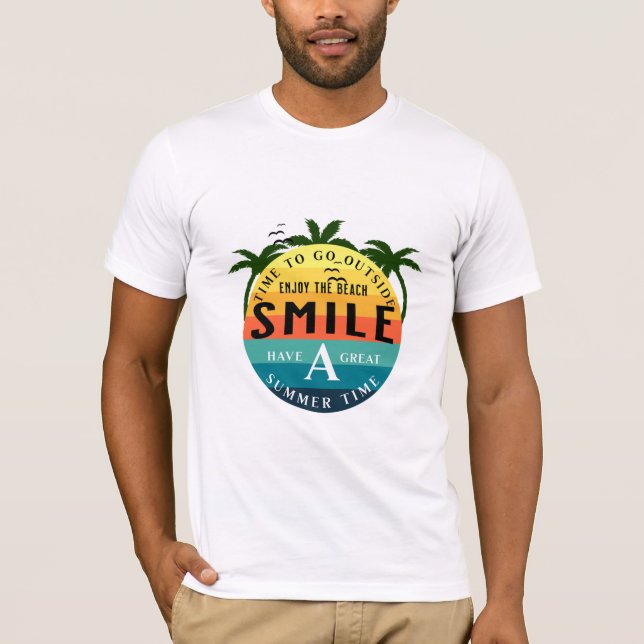 Camiseta Tenha um excelente de Verão (Frente)