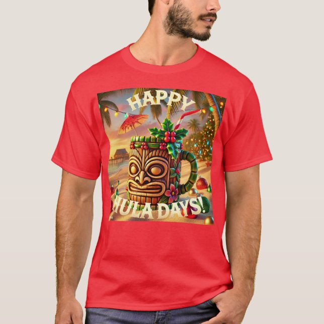 Camiseta Tenha um Feliz Dia Hula! (Frente)