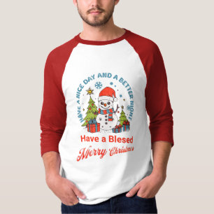 Camiseta Tenha um Feliz Natal e um Feliz ano novo