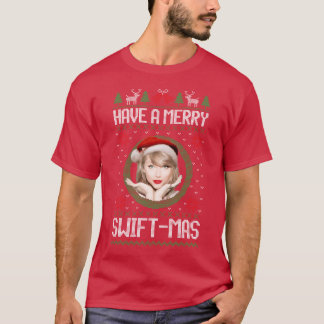Camiseta Tenha um Feliz Swiftmas menino menina