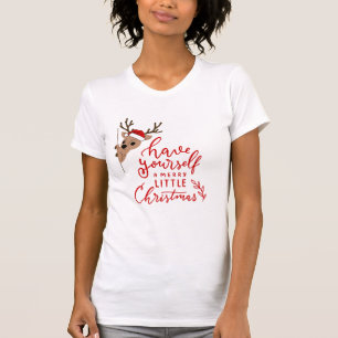 Camiseta Tenha um Natal alegre e feliz
