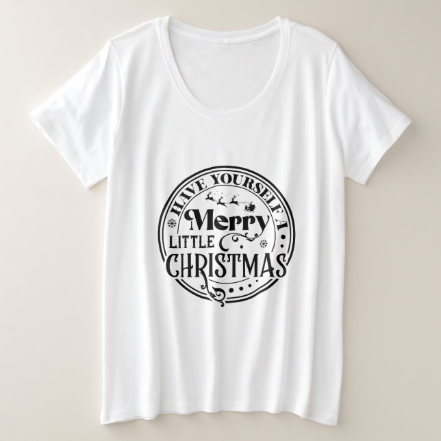 Camiseta Tenha um Natal Feliz (Frente do Design)
