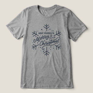 Camiseta Tenha um Natal Feliz - Floco de neve