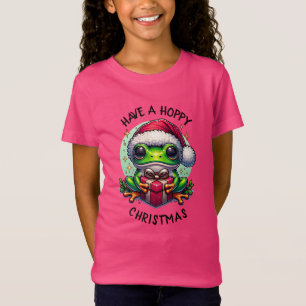 Camiseta Tenha um Natal feliz Sapo Pun