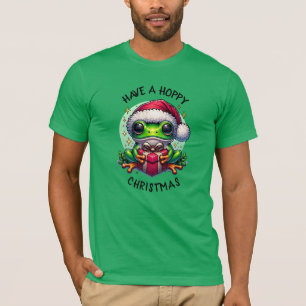 Camiseta Tenha um Natal feliz   Sapo Pun