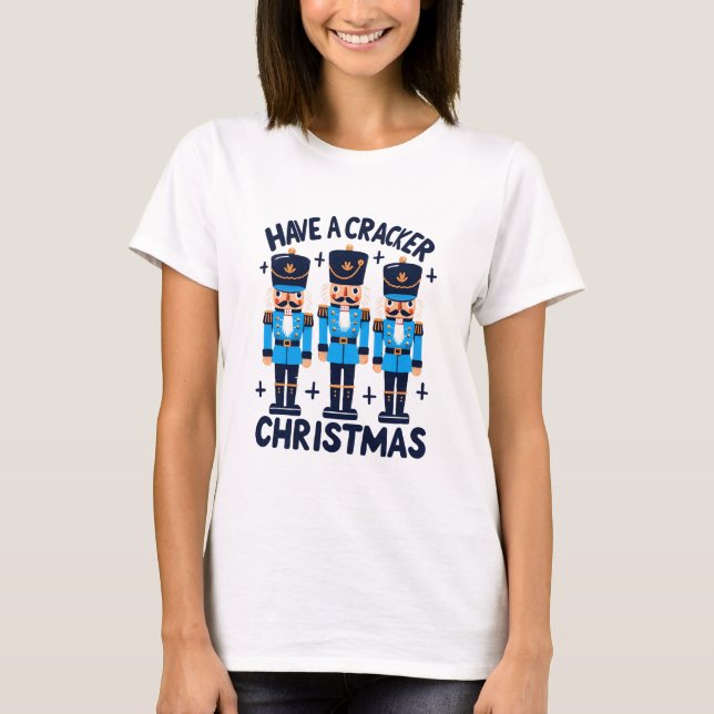 Camiseta Tenha um natal quebra-nozes (Frente)