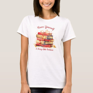 Camiseta Tenha um pequeno Bookmas alegre