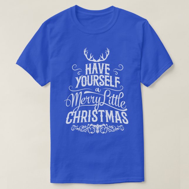 Camiseta Tenha um presente de Natal Feliz (2) (Frente do Design)