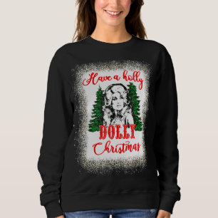 Camiseta Tenha Uma Família De Natal Holly Dolly Corresponde