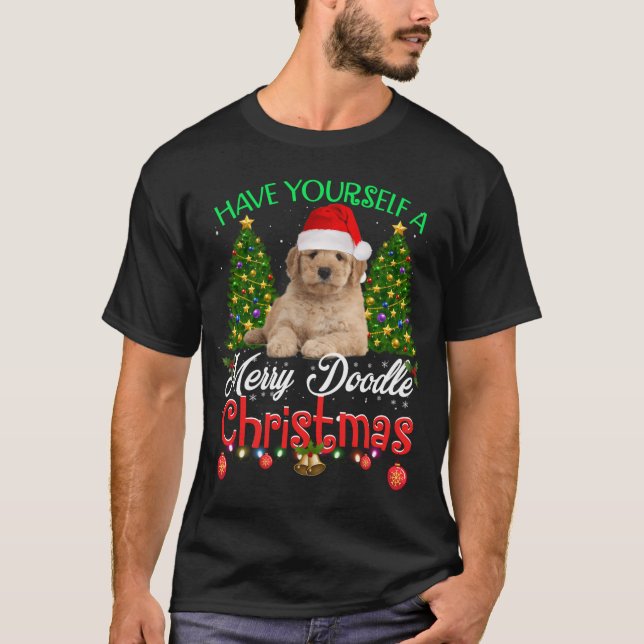 Camiseta Tenha Uma Feliz De Dólar De Natal. (Frente)