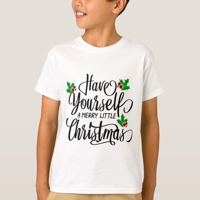 Camiseta Tenha uma Feliz de Natal (Frente)