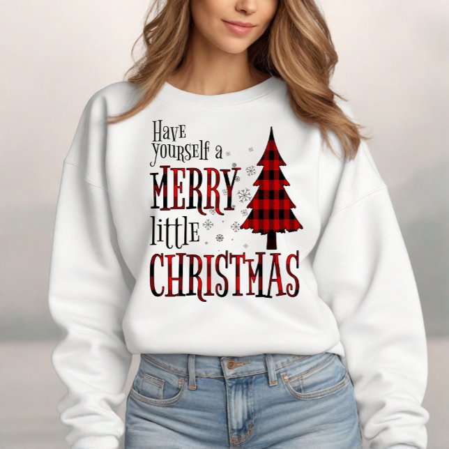 Camiseta Tenha Uma Feliz De Uma Árvore De Xadrez De Natal (Criador carregado)