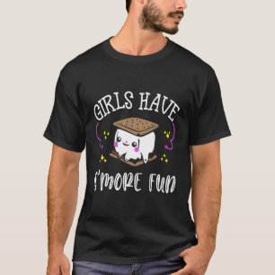 Camiseta Tenham Mais Diversão Do Marshmallow Camg Dizendo