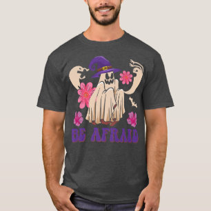 Camiseta Tenham Medo Assustador Vintag De Bruxas De Hallowe