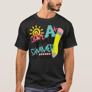 Camiseta Tenham Um Excelente De Feliz Professor Engraçado N