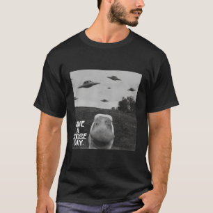 Camiseta Tenham Um Ganso Do Dia Do Ganso Com Uma Citação Hu
