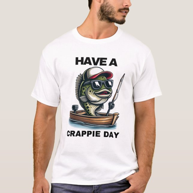 Camiseta Tenham Um Presente De Pescador Para O Dia Da Rapti (Frente)
