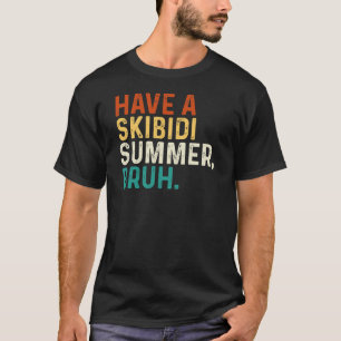 Camiseta Tenham Uma Escola Esquerda De Verão Bruh Engraçada