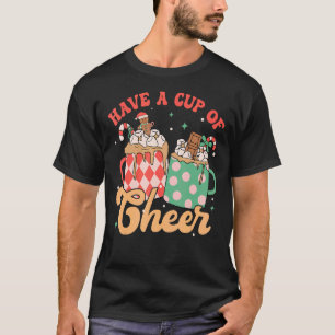 Camiseta Tenham Uma Xícara De Cheiro Quente De Cacau, Retro