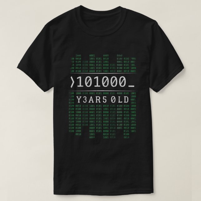 Camiseta Tenho 101.000 anos de idade, aniversário de 40 ano (Frente do Design)