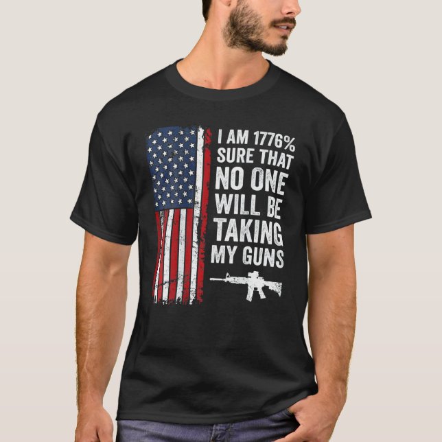 Camiseta Tenho 1776 Certeza que ninguém está levando minhas (Frente)