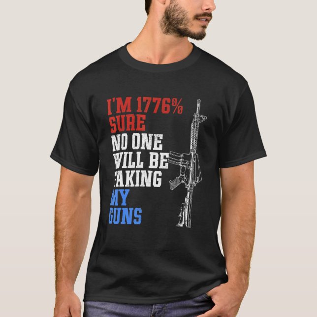 Camiseta Tenho 1776 Certeza que ninguém está tomando minhas (Frente)