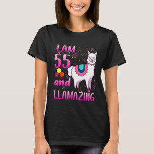 Camiseta Tenho 55 Anos E Llamestro Incrível Lama 55º