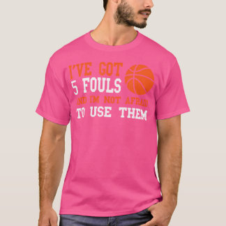Camiseta Tenho 5 Faltas E Não Tenho Medo De Usá-Las Cesta
