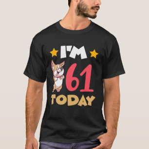 Camiseta Tenho 61 anos hoje