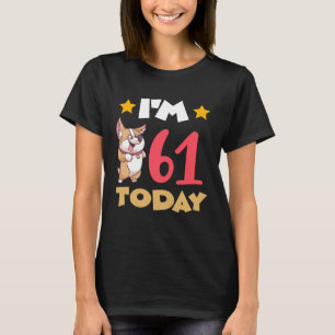 Camiseta Tenho 61 anos hoje