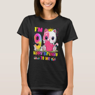 Camiseta Tenho 9 anos, 9 anos, adolescentes do aniversário,