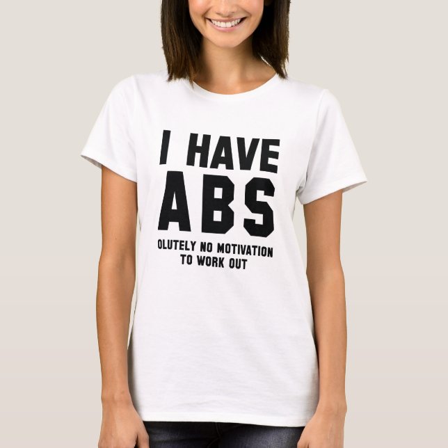 Camiseta Tenho Abdômen (Frente)