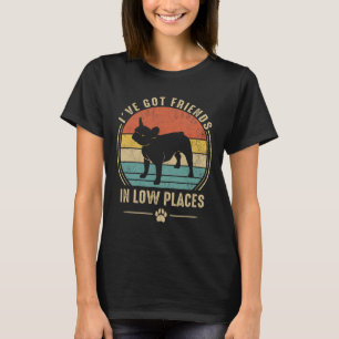 Camiseta Tenho Amigo Em Baixo Lugar No Cachorro Francês