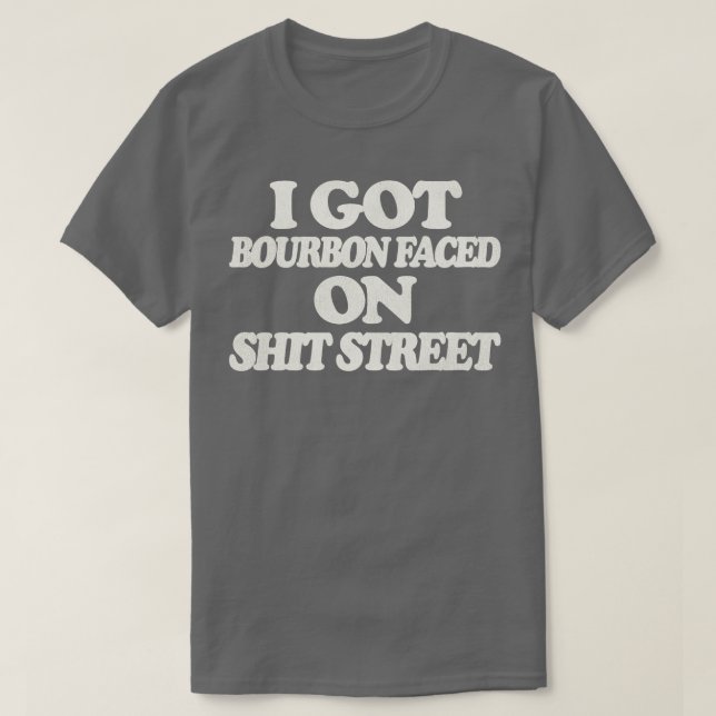 Camiseta Tenho Bourbon na rua (Frente do Design)