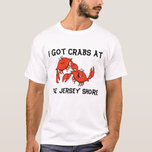 Camiseta Tenho Caranguejos Na Costa De Jersey