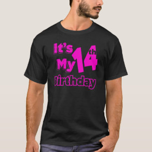 Camiseta Tenho catorze anos e é meu aniversário 14