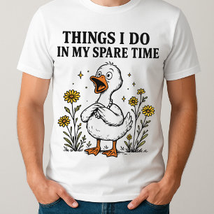 Camiseta Tenho coisas Bobos que faço no meu tempo livre
