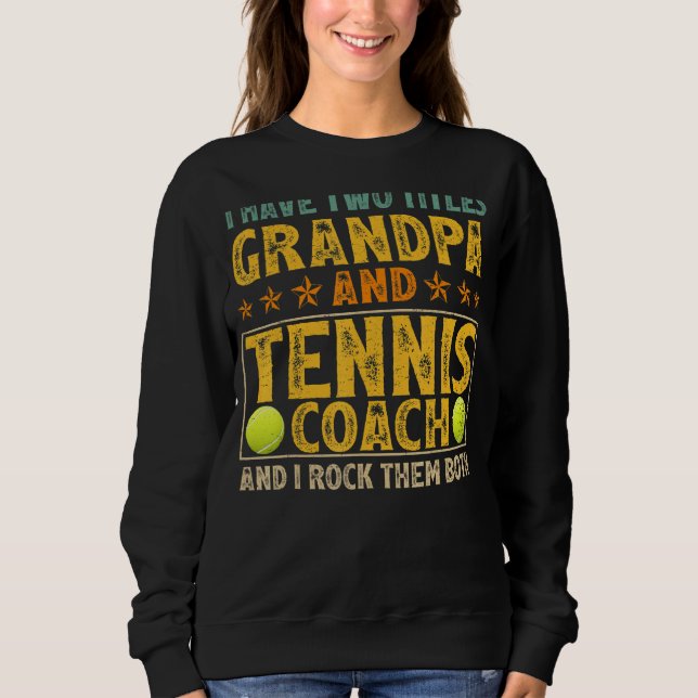 Camiseta Tenho Dois Títulos, Avô E Tênis (Frente)