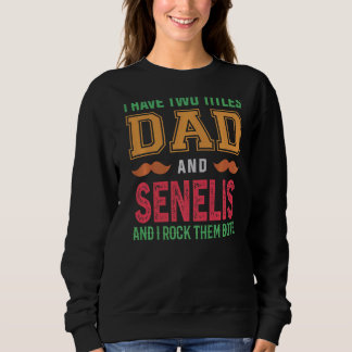 Camiseta Tenho Dois Títulos De Pai E Senelis Vovô Fa